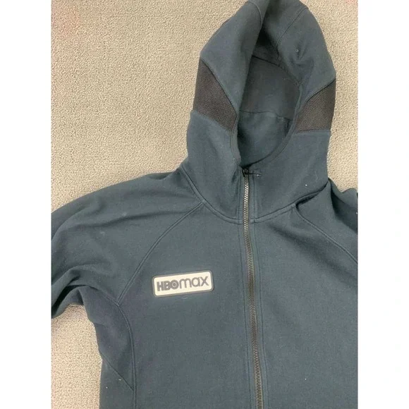 Nike HBO Max Dri Fit Mens‎ Full Zip Hoodie Black Logo Cast & Crew Promo Size S